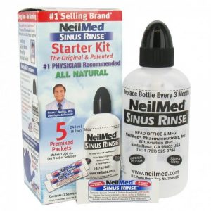 Bình rửa mũi NeilMed Sinus Rinse người lớn ( 5 gói muối )