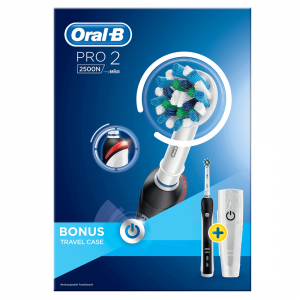 Bàn chải đánh răng điện Oral-B Pro 2 2500N Black