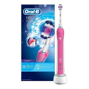 Bàn chải đánh răng điện Oral-B Pro 2 2000W Pink