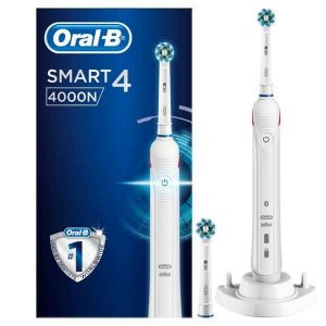 Bàn chải đánh răng điện Oral-B Smart 4 4000N White