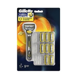 Set dao cạo râu 5 lưỡi Gillette Fusion 5 ProShield - 1 cán 9 lưỡi